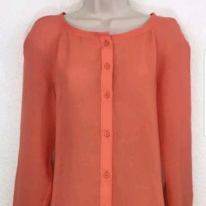 ann taylor loft blouse medium